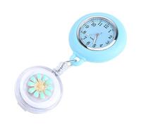 PACKOVE Nurse Pocket Watch Hanging Nurse Watch Delicate Alloy Versatile Safe Retractable Structure Clip-On Design Nursing Staff Medical Use 3.73X1.57X0.31Inch