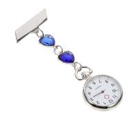 PACKOVE Nurse Watches for Women Fob Style Digital Display Clip-on Heart Shape Zinc Alloy Accurate Timekeeping