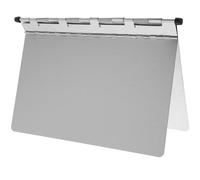 PACKOVE Nursing Documents Folder A4 Size Clipboard Stainless Steel with Storage, Compact Practical Design, Heavy Duty Documents Folder for Hospital and Office Use