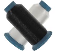 PACKOVE Nylon Sewing Thread Set High Strength Thread for Sewing Machine 2 Rolls Easy to Organize and Craft Projects