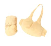 PACKOVE Padded Belly and Fake Butt Unisex Santa Claus Costume Accessory for Christmas and Halloween Parties Realistic Santa Dress-up Prop for Men and Women Quick Wear Holiday Cosplay