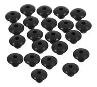 PACKOVE Pegboard Hook Stoppers Locks Rubber Peg Clips Black 100pcs for 1/4 Inch Peg Hooks for Industrial Tool Organization and Preventing Fall-Off