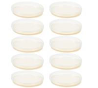 PACKOVE Petri and Dishes Laboratory Prepoured 10pcs Analysis for Agar with Fresh Agar Material Professional Design, Supplies Culture Storage Experiment for Scientific Research