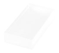 PACKOVE Physical Optics Experimental Equipment Glass Block 2.95x1.53x0.59in Rectangular Frosted Glass Block Enhanced Accuracy Comfortable to Touch for Demonstrations and Laboratories