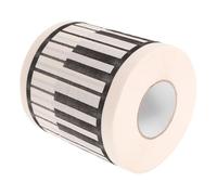 PACKOVE Piano Printed Toilet Paper Roll Soft Tissue for Unique Bathroom Decor Creative Design for Music Lovers Safe and Reliable Bathroom Essential Whimsical Touch for Home