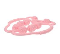 PACKOVE Pink Leg Muscle Massager Roller Made of Sturdy Pp Material, Practical Handheld Massage Tool to Break Down Tightness, for Yoga and Relaxation