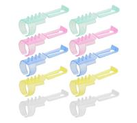PACKOVE Plastic Yarn Tension Ring with Creative Unique Design 15pcs Sturdy Plastic Finger Loop Yarn Guide for Crochet and Knitting Accessories for Craft Projects and Knitting Sweaters