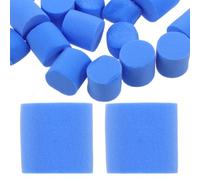 PACKOVE Plugs Easy for 20pcs and Sponge Nest Formicarium Accessories, Water Absorbing Tube Sponge Stoppers with Natural Habitat Simulation Replacement Habitat for Home