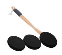 PACKOVE Portable Back Exfoliating Brush Body Bath Brush Heads Wet Dry Use for Shower Bath