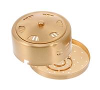 PACKOVE Portable Copper Moxibustion Box for Moxa Therapy, Practical and Anti-Scald Smooth Texture, for Body and Face Use in Traditional Acupuncture Treatment Assorted Style Assorted Style