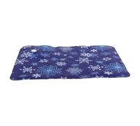 PACKOVE Portable Dog Cooling Pad for Small Breed Dogs under 15kg, Foldable and Washable Pvc Pet Cooling Mat for Summer Use at Home, Adjustable Comfort Blue Chill Sheet