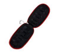 PACKOVE Portable Holds 2ml Bottles and Cloth Material Essential Oil Bottle Key Case with Sturdy Zippers with 10 Compartments, Compact Travel Bag for Organising Oils and Medicine the Go