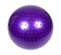 PACKOVE Portable Purple Spiky Massage Yoga Ball for Relaxation and Sensory Play, Soft PVC Stability Ball for Home Use and ’s Core Training