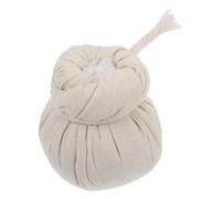 PACKOVE Portable Thai Style Herbal Massage Ball for Foot Spa and Beauty Salons, Cotton and Linen Material, Joint Range of Motion, Traditional Beige Massage Relaxation Compress