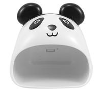PACKOVE Portable USB Nail Lamp with Quick Drying Function Adorable Panda Shape Mini Gel Nail Light White Plastic Handheld Manicure Light for Table Use