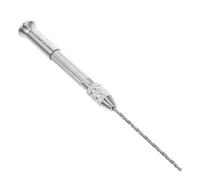 PACKOVE Precision Mini Drill Bits Set Hand Drill Manual with Metal Construction and Multifunctional Tool for Detailed Work and DIY Making, Suitable for Beginners and Professionals