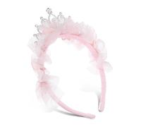 PACKOVE Princess Headband Tiara for Women Birthday Crown Mesh Headpiece Rhinestone Decor Boys and Girls Party Accessory