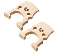 PACKOVE Professional Maple Wood Cello Bridge Easy to Carry 2pcs 4/4 Size Acoustic Cello Part for Improves Sound Quality for Practicing and Learning Practicing Learning