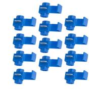 PACKOVE Quick Splice Snap Wire Connectors Blue 100pcs Solderless and Easy to Use, Suitable for 14-18 Gauge Wires Pp and Copper Material for Electrical Wiring for Home and Industrial
