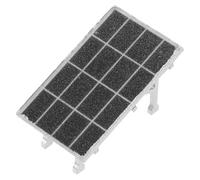 PACKOVE Realistic Miniature Solar Panel Model for Dollhouse and Train Layout, Black Plastic Rooftop Solar Mini Model with Detailed Design, for Modern Scenery and Cosplay Displays