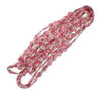 PACKOVE Red Flower Lace Trim for Sewing and Crafting, 4.5m Polyester Silk Ribbon with Beautiful Embroidered Flowers, for Hat Decoration and Table Setting Embellishments