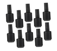 PACKOVE Refillable Nail Polish Bottles 10pcs 15ml Glass Empty Nail Gel Containers with Brush Leak-proof Manicure Store Supplies and Touch