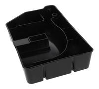 PACKOVE Refrigerator Condensate Drain Tray for Commercial Freezer Compressor and Refrigerator Compressor, Black Plastic Material, Size 23x14.2x4.5cm, Prevents Water Leakage with Effortless