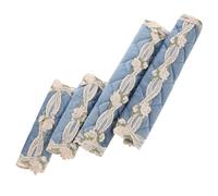 PACKOVE Refrigerator Handle Cover 4Pcs Non-Slip Oil-Resistant Protector for Kitchen Appliance Door Fridge and Microwave Oven Handles in Blue