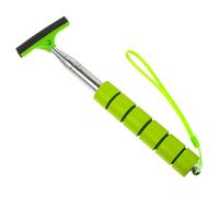 PACKOVE Retractable Car Mirror Wiper with Mini Squeegee, Green Telescopic Window Cleaner for Rearview and Side Mirrors, Car Glass Cleaning Tool for Rainy Weather
