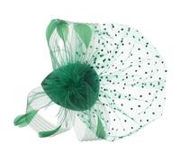 PACKOVE Retro Bridal Hair Ornament Mesh Veil Headband Bow for Weddings and Tea Parties Elegant Fascinator Headpiece Comfortable Hat Clip Design
