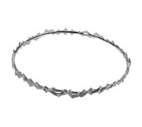 PACKOVE Retro Non Slip Wave Design Headband for Women Classic Crown Hairband with Metal Twist Minimalist Fashion Accessory for Makeup Sports and Everyday Wear