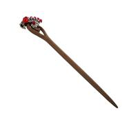 PACKOVE Retro Wooden Hair Chopsticks Green Sandalwood Hair Sticks for Updo Hanfu Dressing Accessories Elegant Vintage Chinese Style for Women