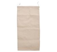 PACKOVE Reusable Bread Bag Grocery Pouch Drawstring Cotton Pouch for Food Storage Easy to Carry Natural Khaki for Bakery Kitchen