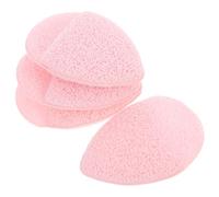 PACKOVE Reusable Glove-Style Face Cleaning Sponges for Makeup Removal and Gentle Exfoliation 4pcs Made of Soft Pu Material, Portable Facial Cleansing Pads at Home Or Travel