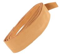 PACKOVE Rod Grip Tape Racket Handle Tape Pu Material Anti-slip Cushion Shock Absorption Khaki Grip for Ball Games and Hand Sweating Activities