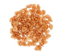 PACKOVE Rubber Pin Backs Handy and Convenient Replacement Heart Shaped 100 Pcs in Golden Colour for Service Bars and Badges for for Jewelry Making and Crafts