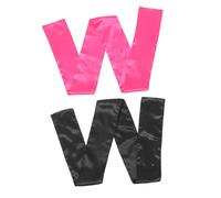 PACKOVE Satin Wig Grip Band Headband for Women 2pcs Adjustable Non-Slip Hair Wrap Soft Wide Edge Scarf for Wigs Suitable for Daily Use Travel and Special Occasions