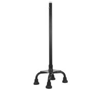 PACKOVE Self Standing Cane Tips Replacement with Quad Base for Walking Stick and Crutch, Heavy Duty Non-Slip Iron and Abs Material, Enhanced Stability and Balance for Senior Mobility