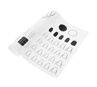 PACKOVE Silicone Manicure Pad Nail Art Mat Large Non-slip Silicone Mat for Nail Practice Hand Workspace DIY Coloring Transfer Tool for Beginners