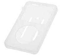 PACKOVE Silicone Music Player Protector Case White Cover Soft Audio Player Sleeve Providing Greater Protection against Bumps and Impact Compatible for Ipod Classic 80g 120g and 16g