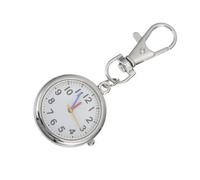 PACKOVE Silver Alloy Children Pocket Watch with Large Numbers and Portable Design Modern Boys and Girls Watch as Graduation Gifts for Students and Elderly