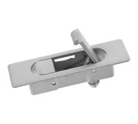 PACKOVE Silver Zinc Alloy Round Cabinet Latches and Catches High Security Aesthetic Design for Equipment Door and Cabinet Doors Suitable for Closet Pocket