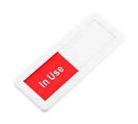 PACKOVE Sliding Status Indicator Door Sign with Red Green Slider, Acrylic Material, Creative Design for Professional Environments and Bathroom Room Management Efficiency