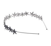 PACKOVE Snowflake Headband Rhinestone Sparkle for Holiday Hair Accessories Christmas Snowflake Headdress for Women Girls Bridal Party