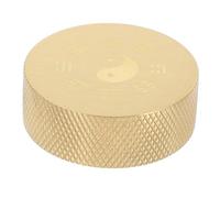 PACKOVE Solid Copper round Paperweight Small Size with Smooth Surface, Calligraphy Practice Table Decor, Chinese Eight Trigram Pattern Paperweight for Desktop Arts and Crafts