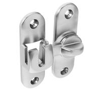 PACKOVE Stainless Steel Barrel Bolt Latch Silver Polished Surface High Hardness Door Security Lock for Home Fences
