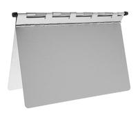 PACKOVE Stainless Steel File Folder Clipboard Heavy Duty Hospital Documents Folder A4 Extended Nursing File Clipboard Side Opening Medical Record Holder for Office Use