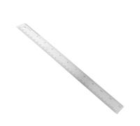 PACKOVE Stainless Steel Metric Metal Ruler Cork Back Safety Ruler Silver Cork Backing for Toolboxes and Bags Construction and School Use