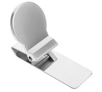 PACKOVE Stainless Steel Round Money Clip Portable Clamp for Money and Cards, Small Multi-Function Metal Bill Holder for Men’s Outdoor Use