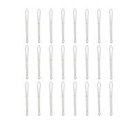 PACKOVE Stainless Steel Threader Clips Easy to Use Design for Sewing Work 50pcs Convenient Threading Tool for Elastic Bands and DIY Sewing Accessories